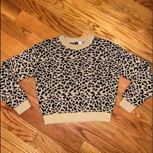 H&M Animal Print Sweater
